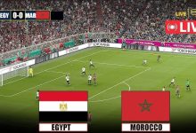 مشاهدة مباراة مصر والمغرب