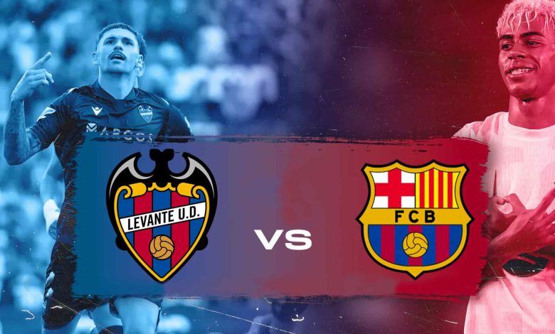 مشاهدة مباراة برشلونة وليفانتي الدوري الإسباني 1 مشاهدة مباراة برشلونة وليفانتي