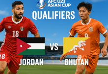 مشاهدة مباراة الاردن وبوتان