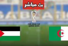 مشاهدة مباراة الجزائر وفلسطين