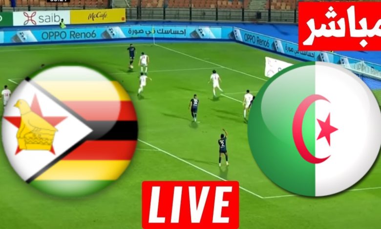 مشاهدة مباراة الجزائر وزيمبابوى