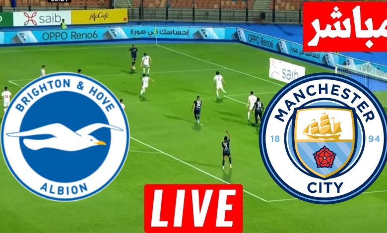 مشاهدة مباراة مانشستر سيتي وبرايتون