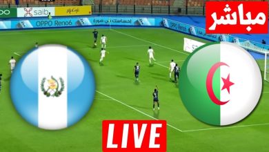 مشاهدة مباراة الجزائر وغواتيمالا